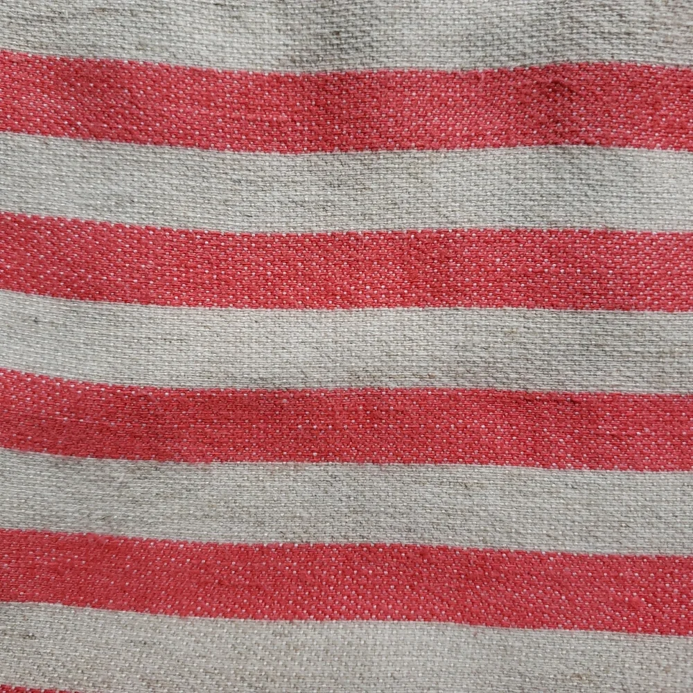 LOFT Riviera Striped Linen Blend Shorts